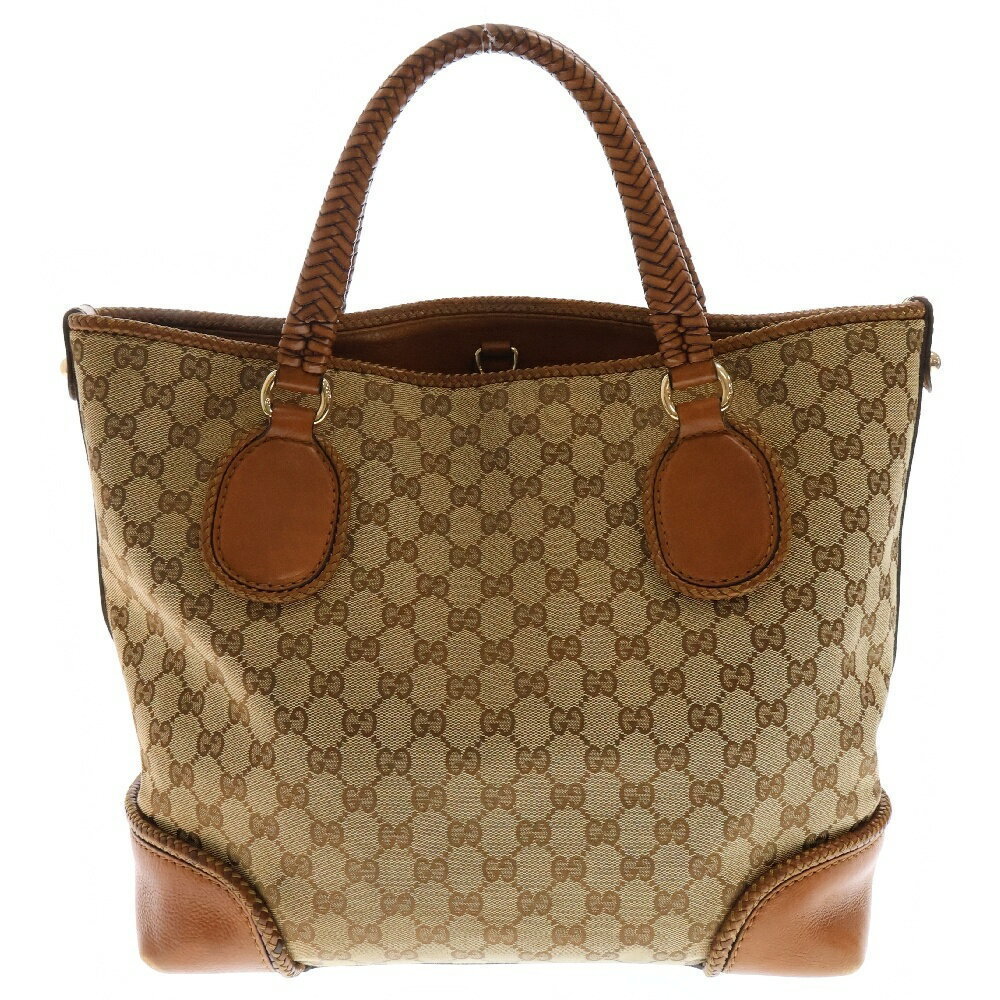 Gucci Bag Tote GG Canvas Marrakech Beige - Picture 2 of 6